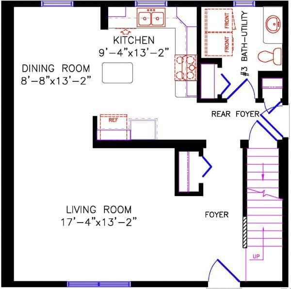 Thomasville 3810 floor plan home features
