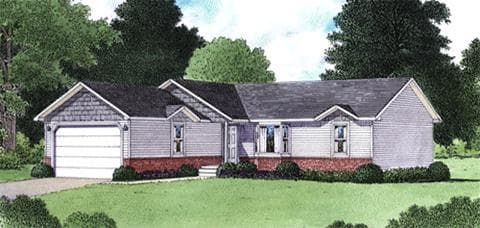 Claiborne hero, elevation, and exterior home features