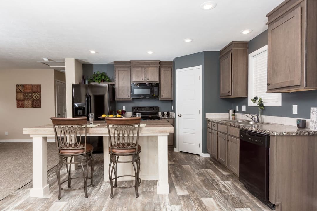 Spring meadow kitchen home features