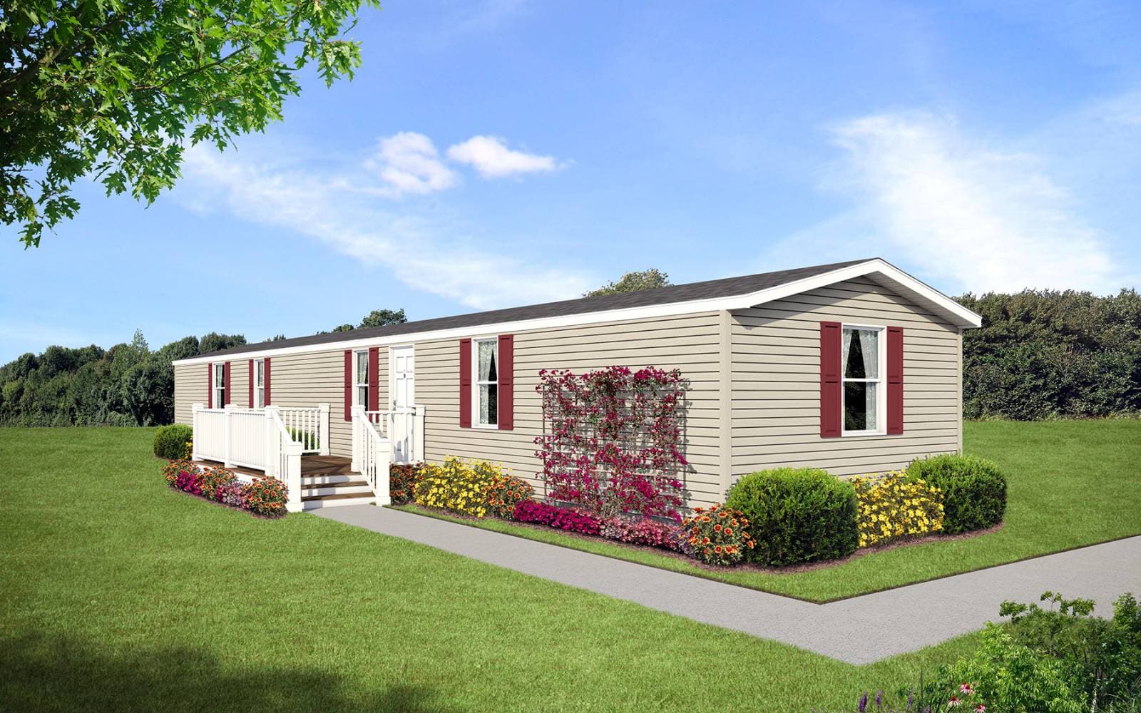 Cs1676d hero, elevation, and exterior home features