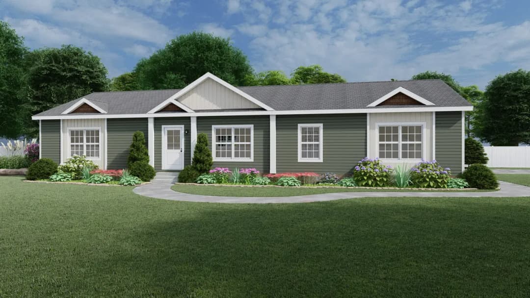 Super 68 elite elevation, hero, and exterior home features