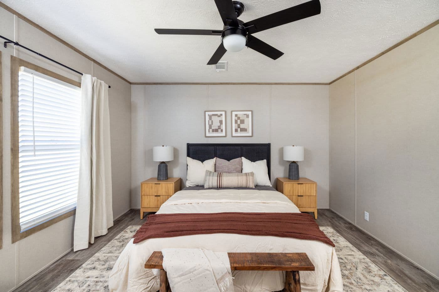 Sterling anniversary bedroom home features