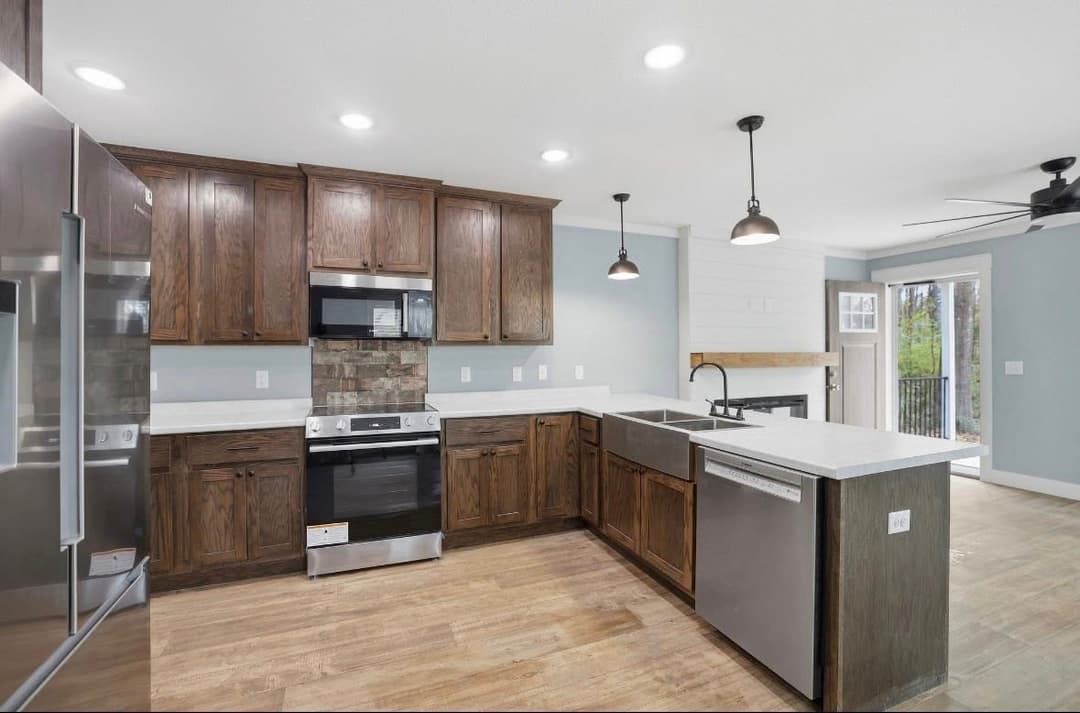 The simon kitchen home features