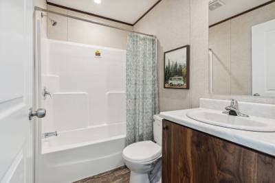 Spire community bathroom home features