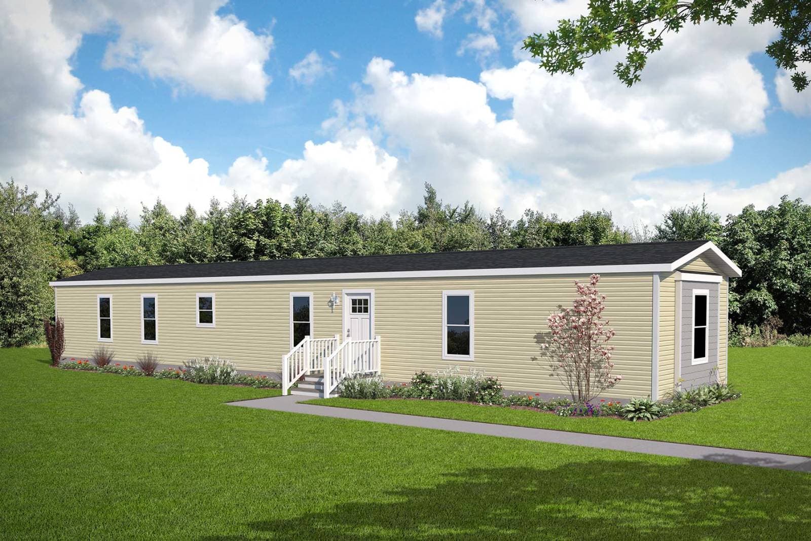 C802a elevation, hero, and exterior home features