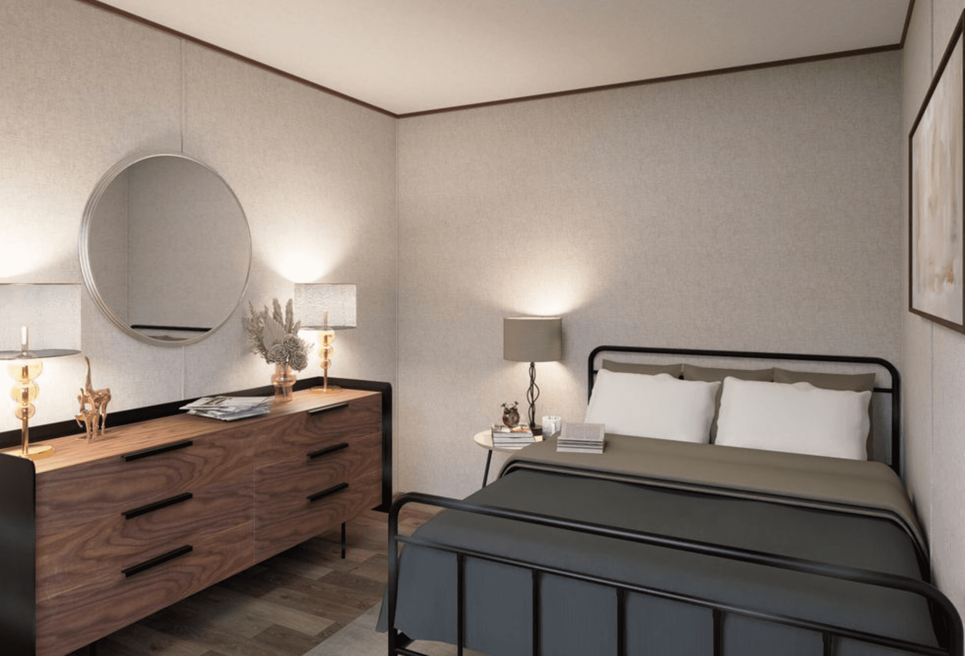 Tulip bedroom home features