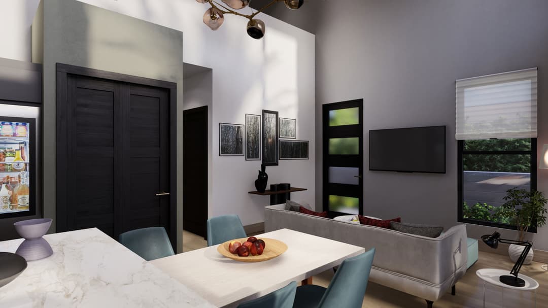 Model 6 interior home features