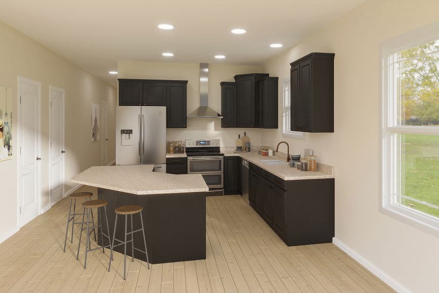 Lakeside ii kitchen home features