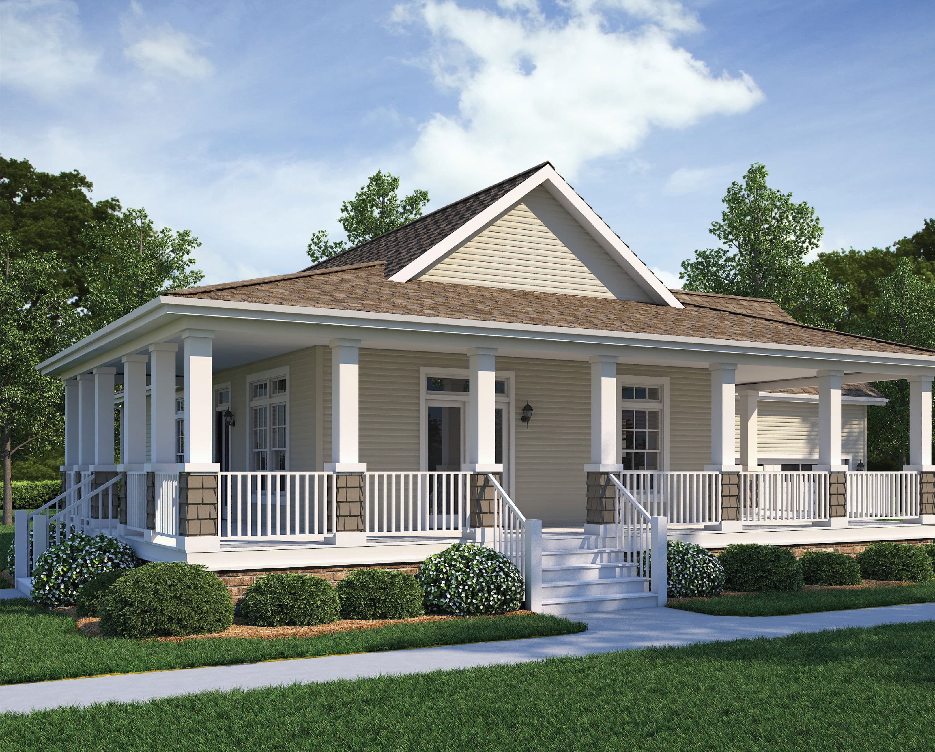 Wayne r44 hero, elevation, and exterior home features