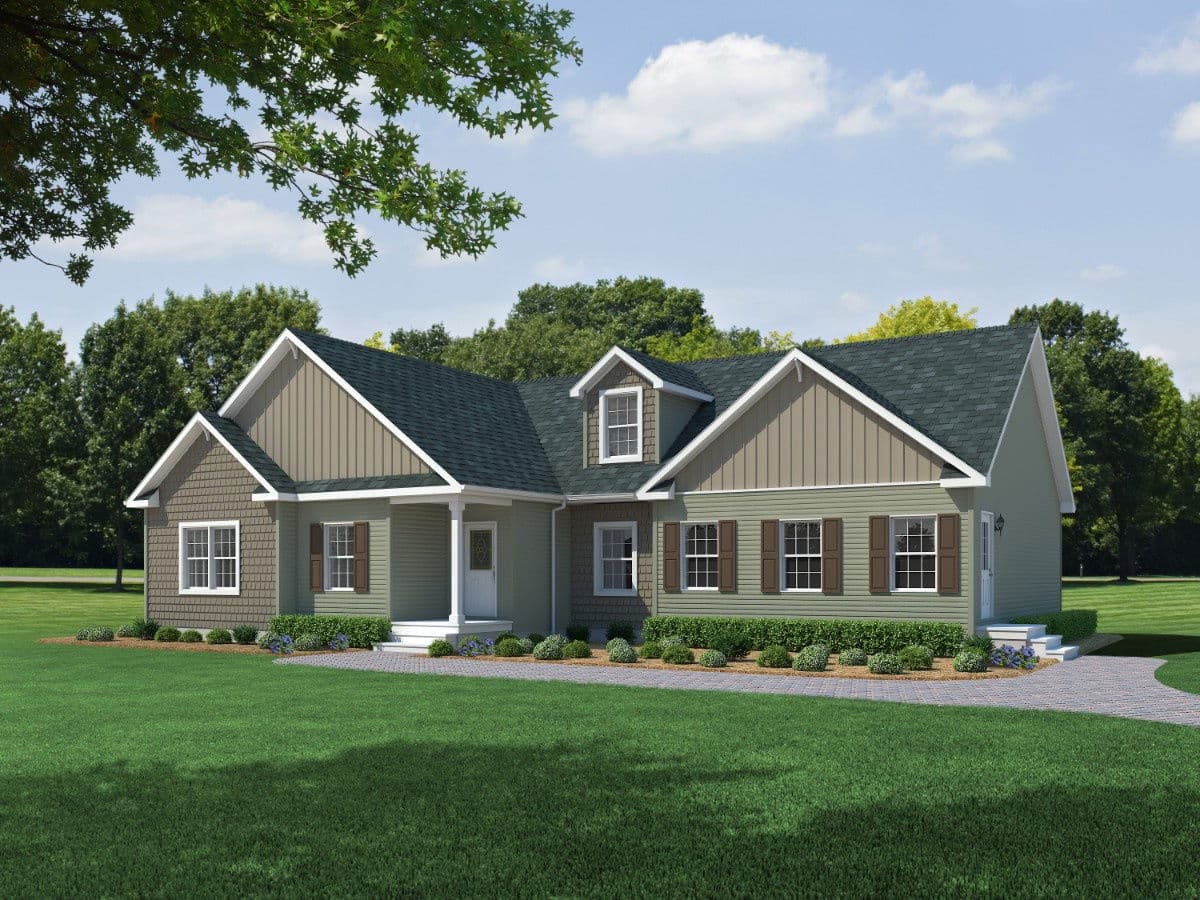 Ultra ranch 3p2401-x hero, elevation, and exterior home features