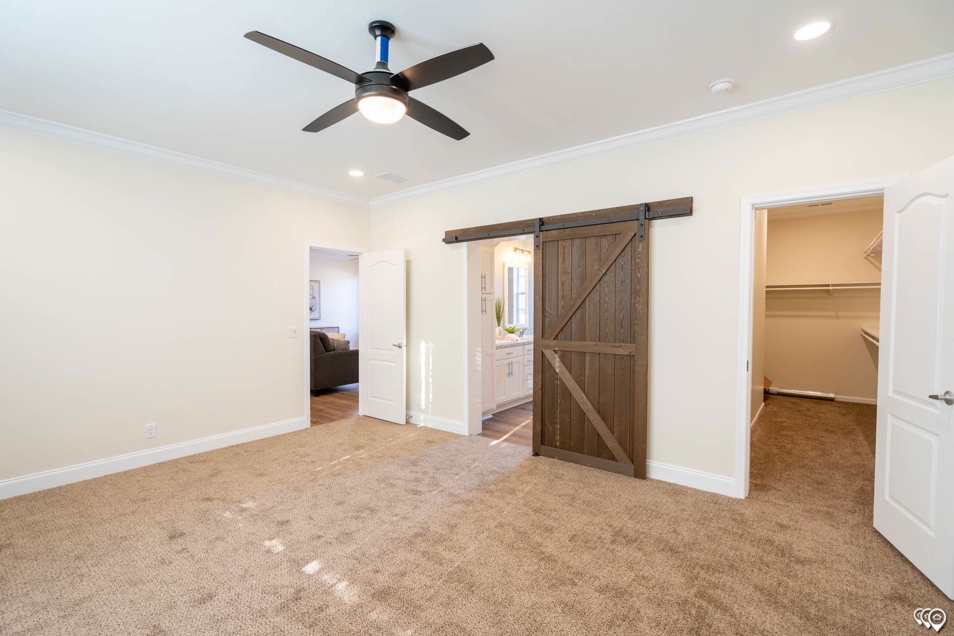 The riverview bedroom home features