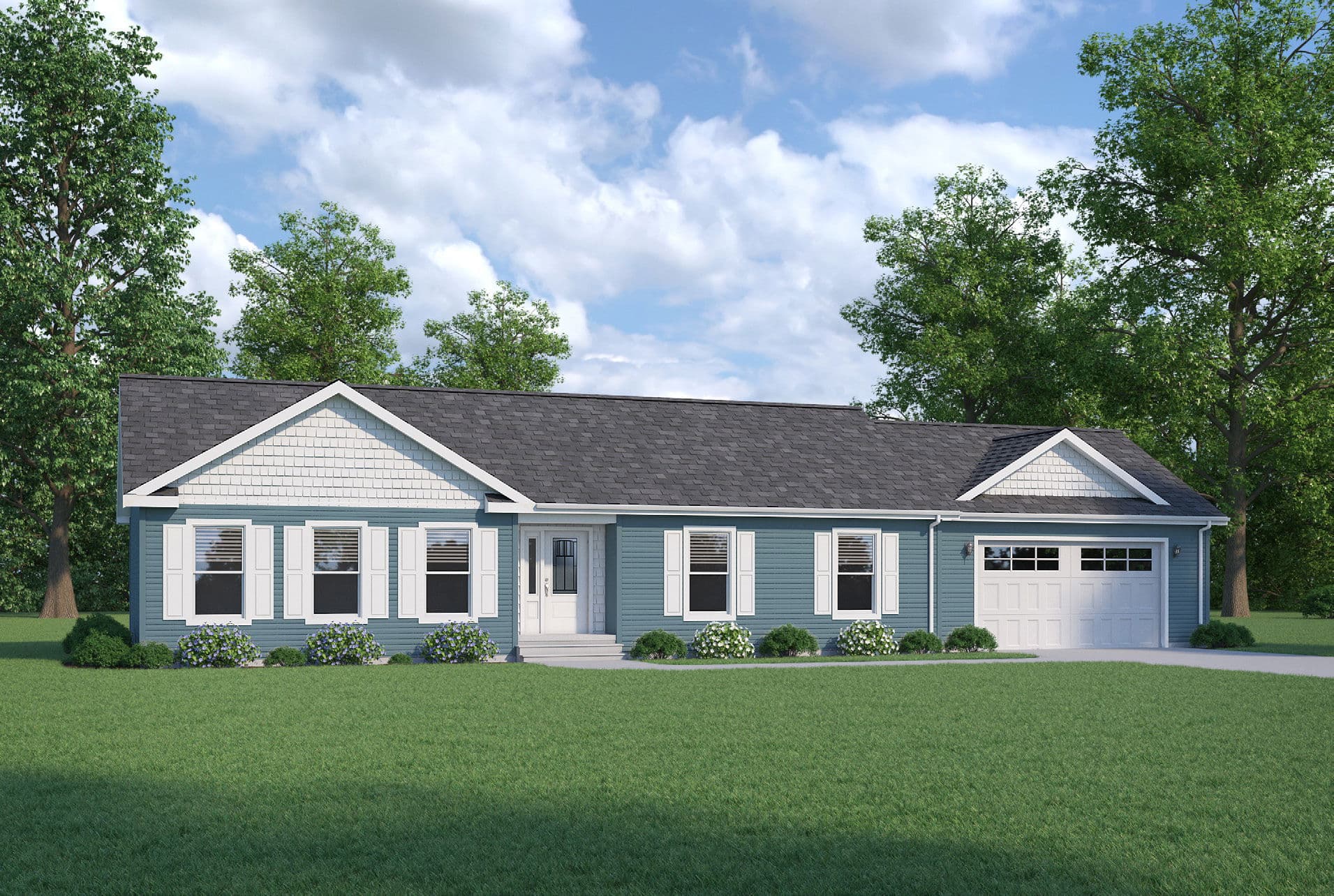 Belle ame 2-story 6p2702-r hero, elevation, and exterior home features