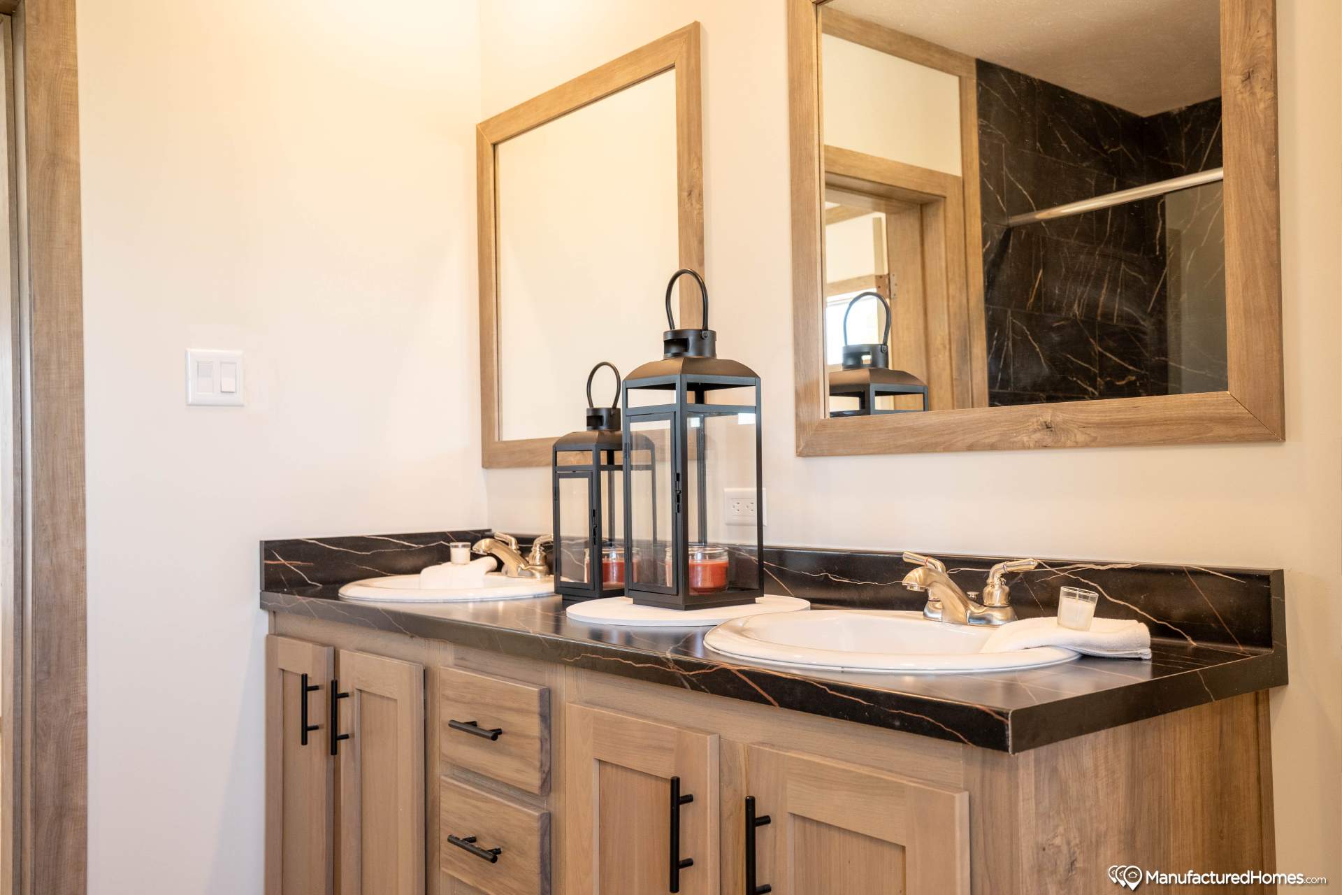 The patton creek bathroom home features