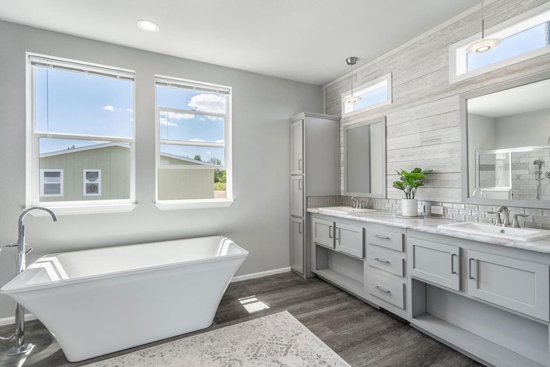 The ranch house 30683r bathroom home features