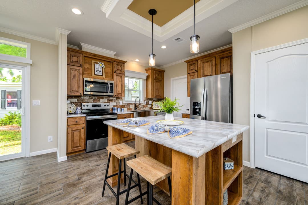 Haven hero and kitchen home features