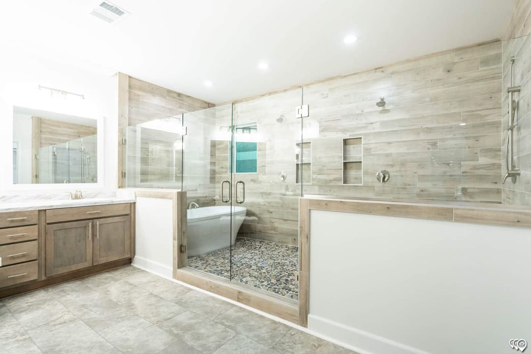 The lost creek bathroom home features