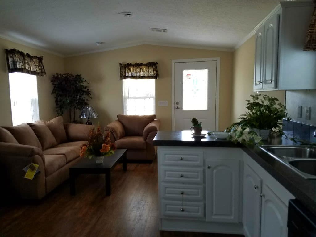 Park model interior home features