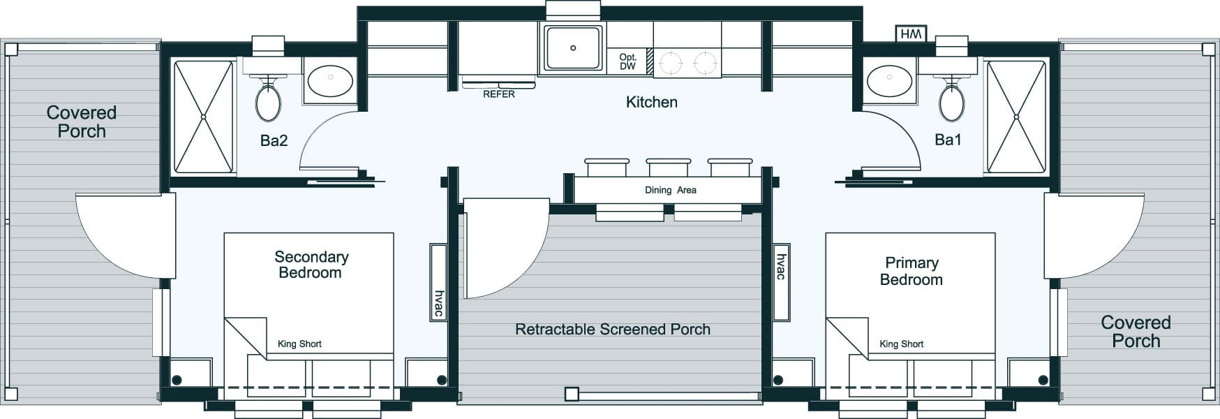 Kinlock floor plan home features