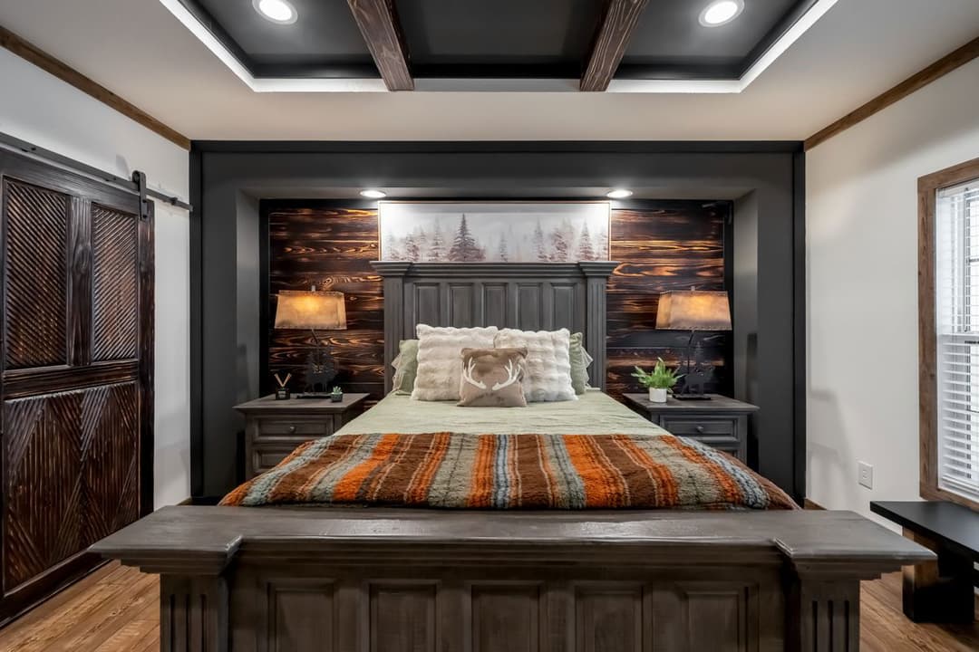 The mill house bedroom home features