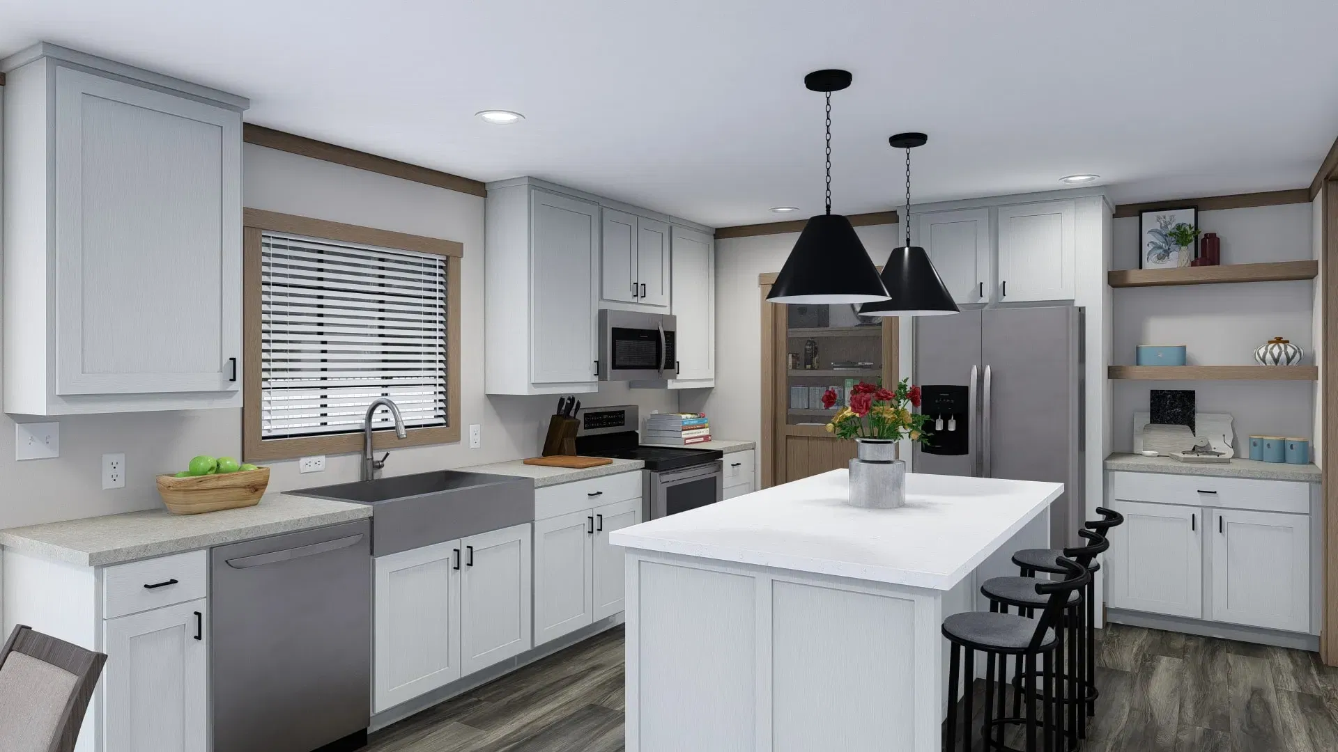 The angelina kitchen home features