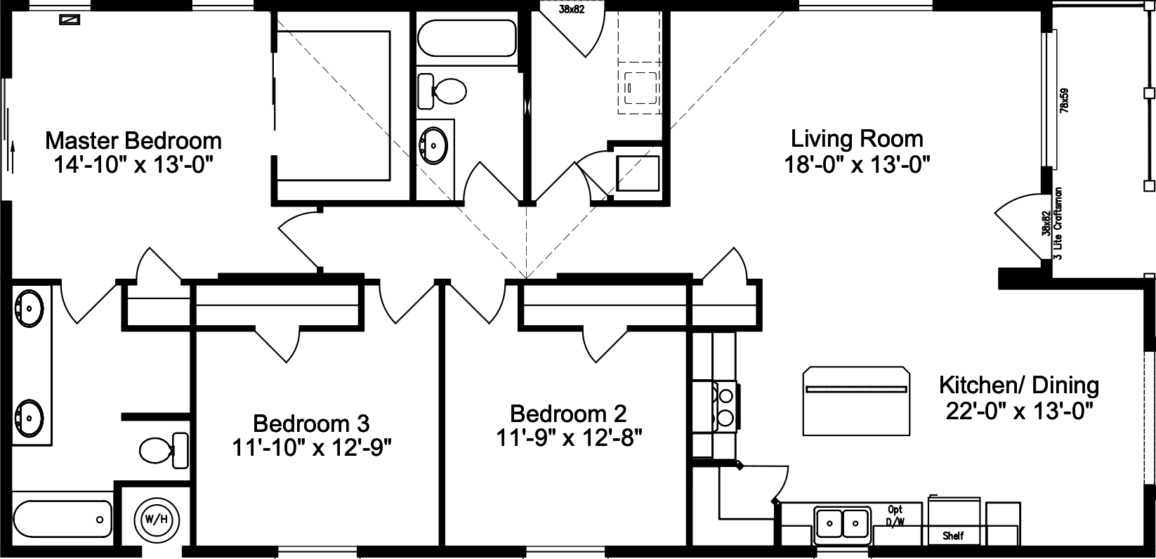 Stanton floor plan home features
