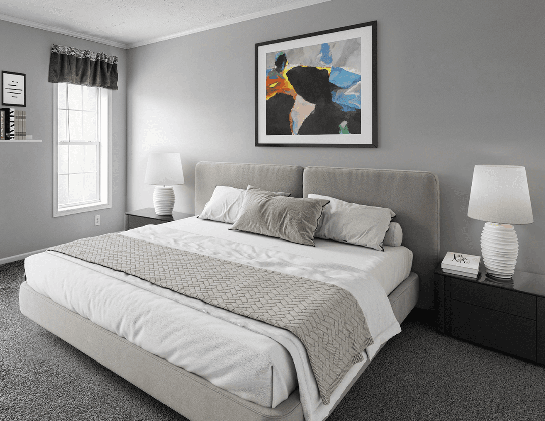 Orchid bedroom home features