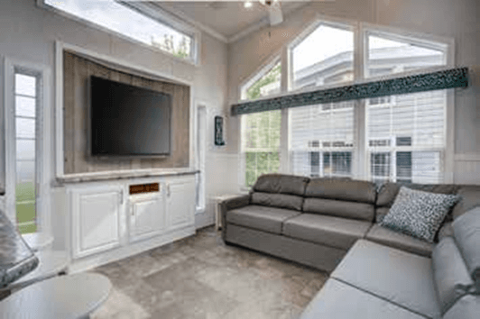 Park models interior home features