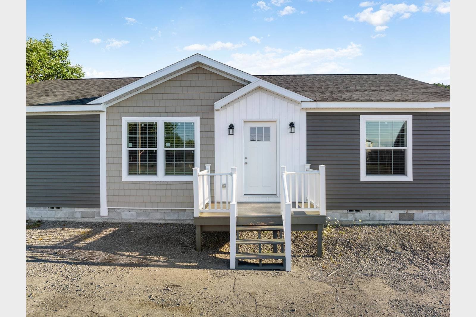 Attain elevation and exterior home features