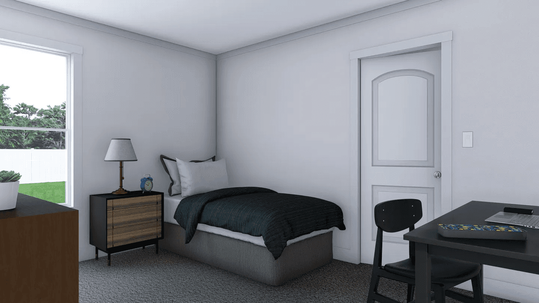 Superfly bedroom home features