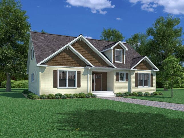 Baxter 42483a elevation and exterior home features