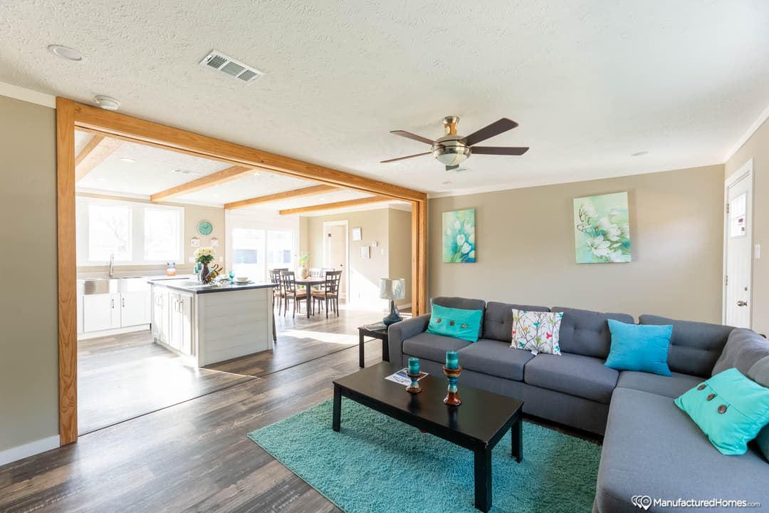 The bayou interior home features