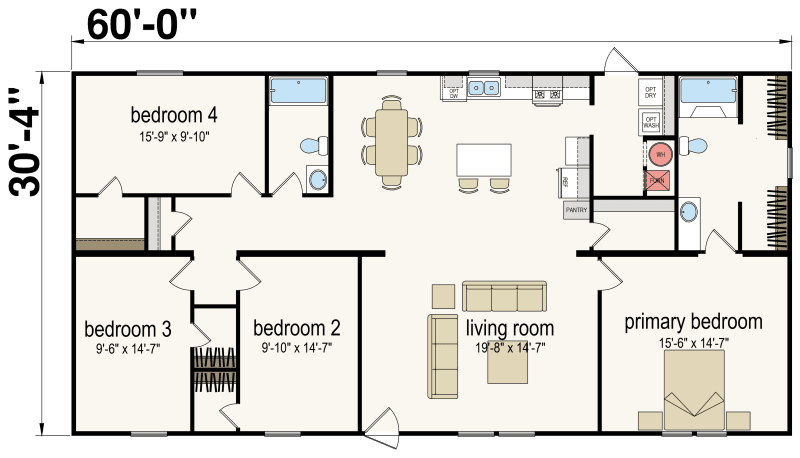 Calloway floor plan home features