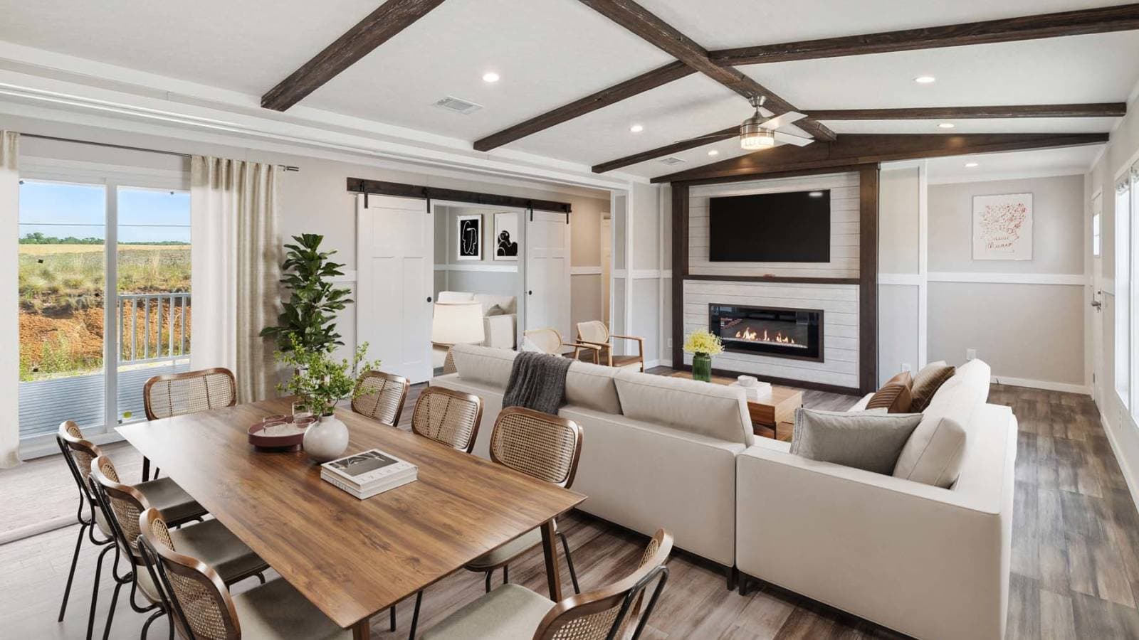 The murphy interior home features