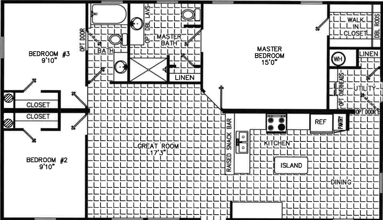 Maria 2846 floor plan home features