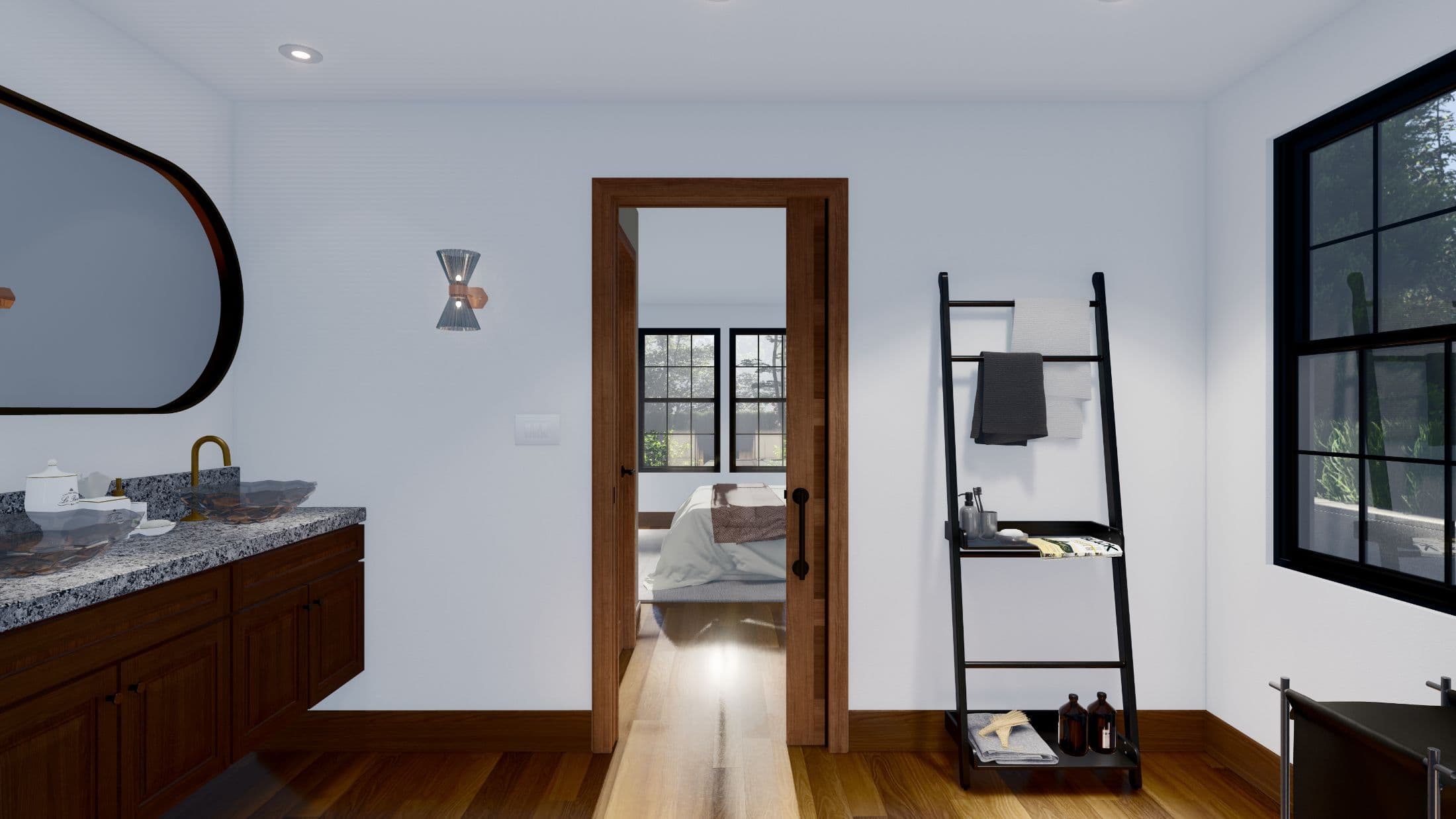 Model 13 bathroom home features