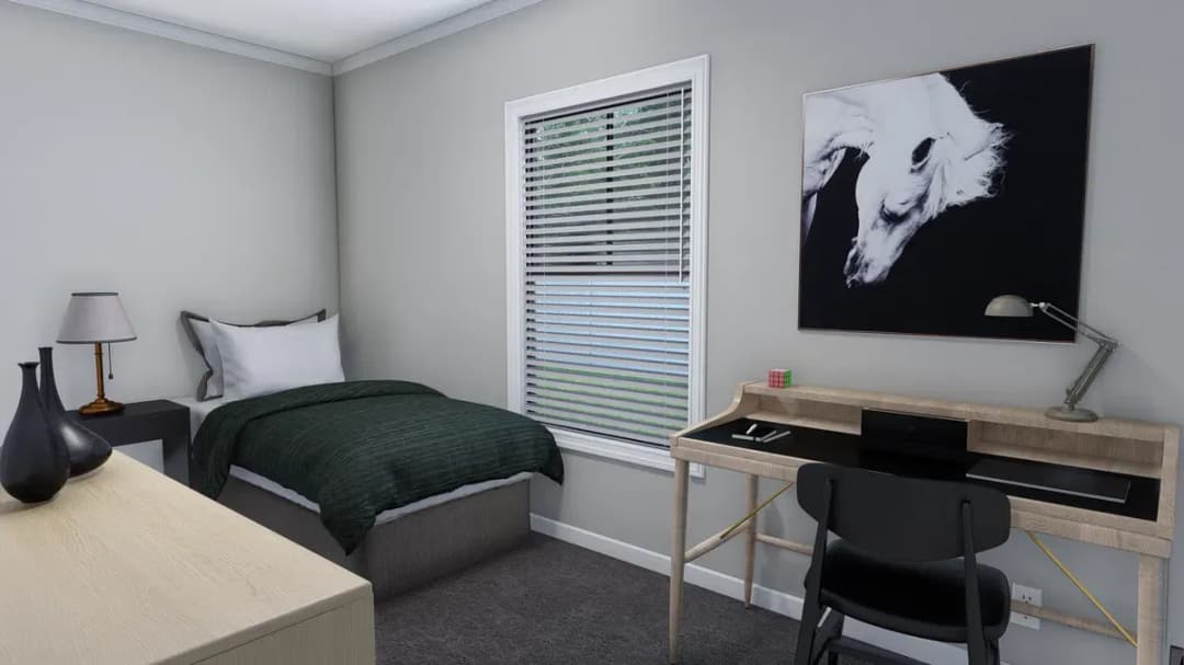 The hollywood bedroom home features