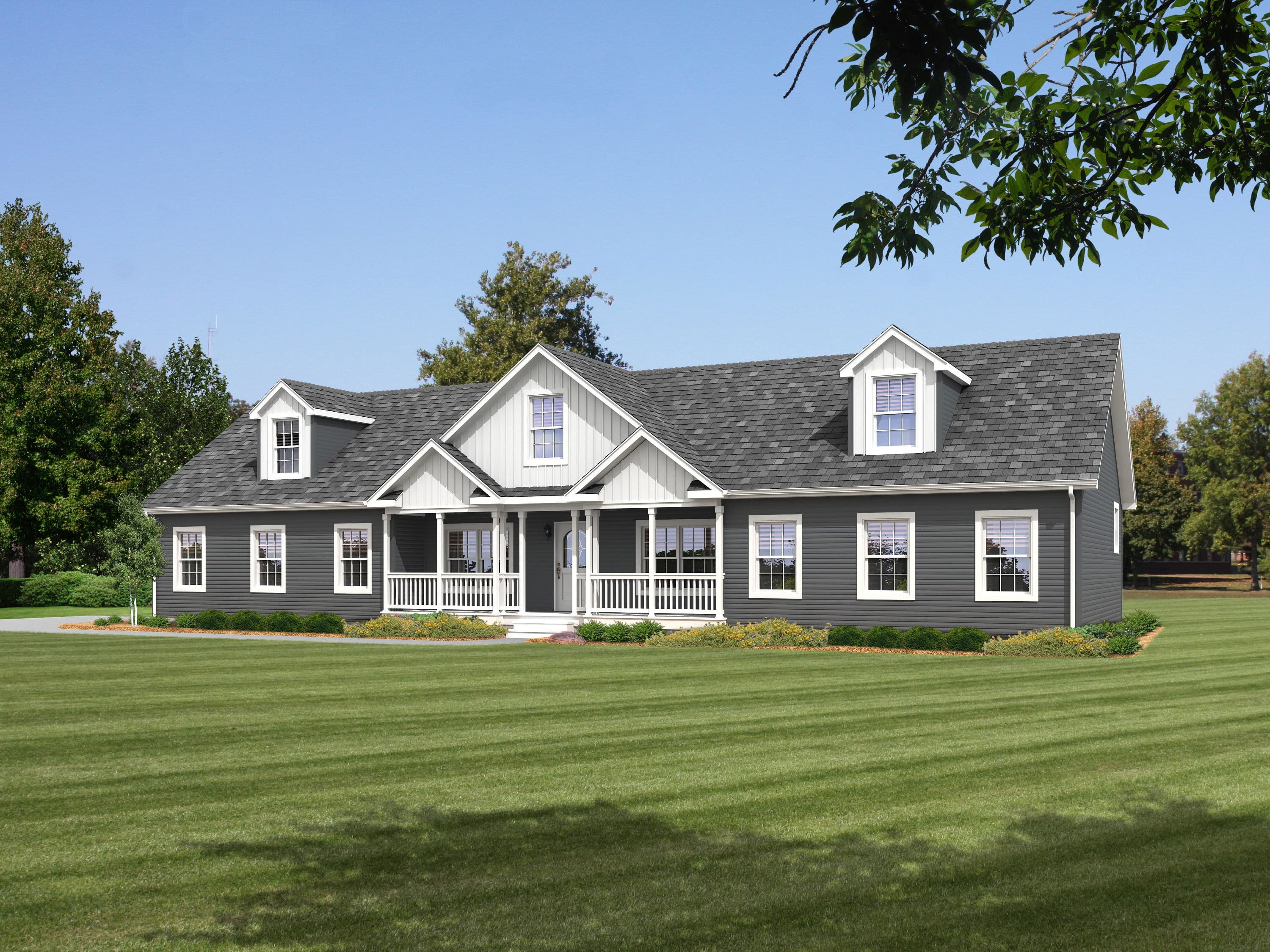 Geraldine hero, elevation, and exterior home features