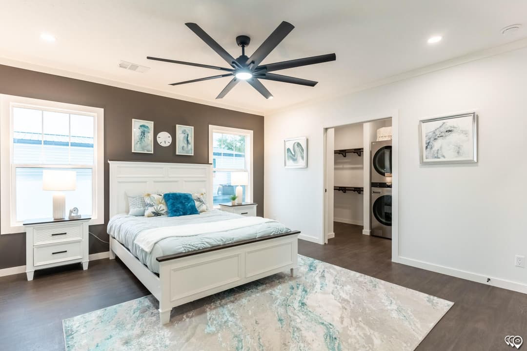 The twin creek bedroom home features