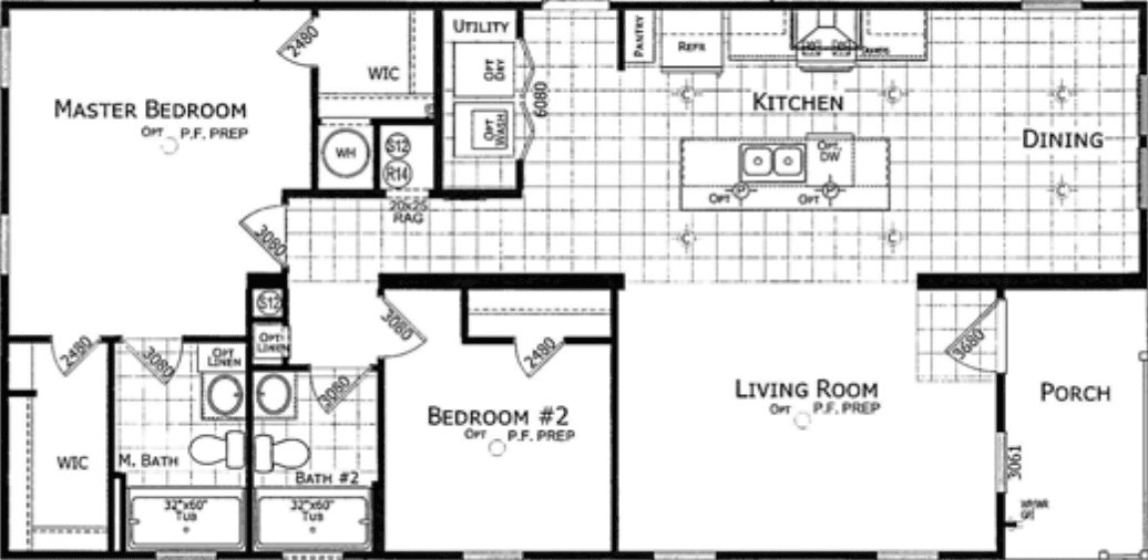 Landau floor plan home features