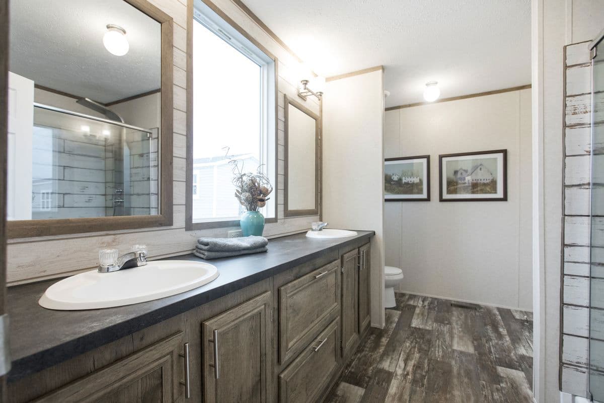 The southern farmhouse 1312 bathroom home features