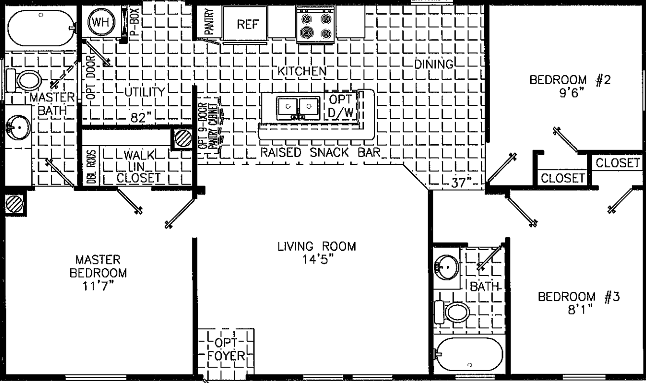 Maria flower 2844 floor plan home features