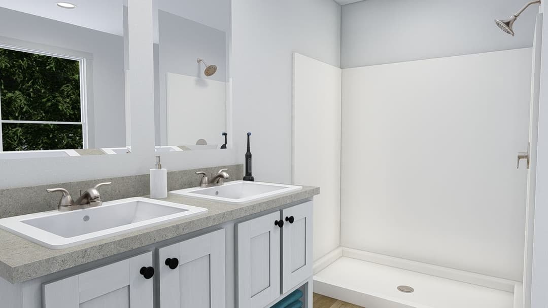 Here comes the sun bathroom home features