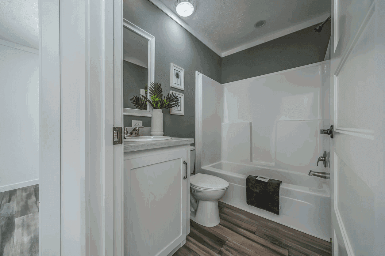 The cahaba bathroom home features
