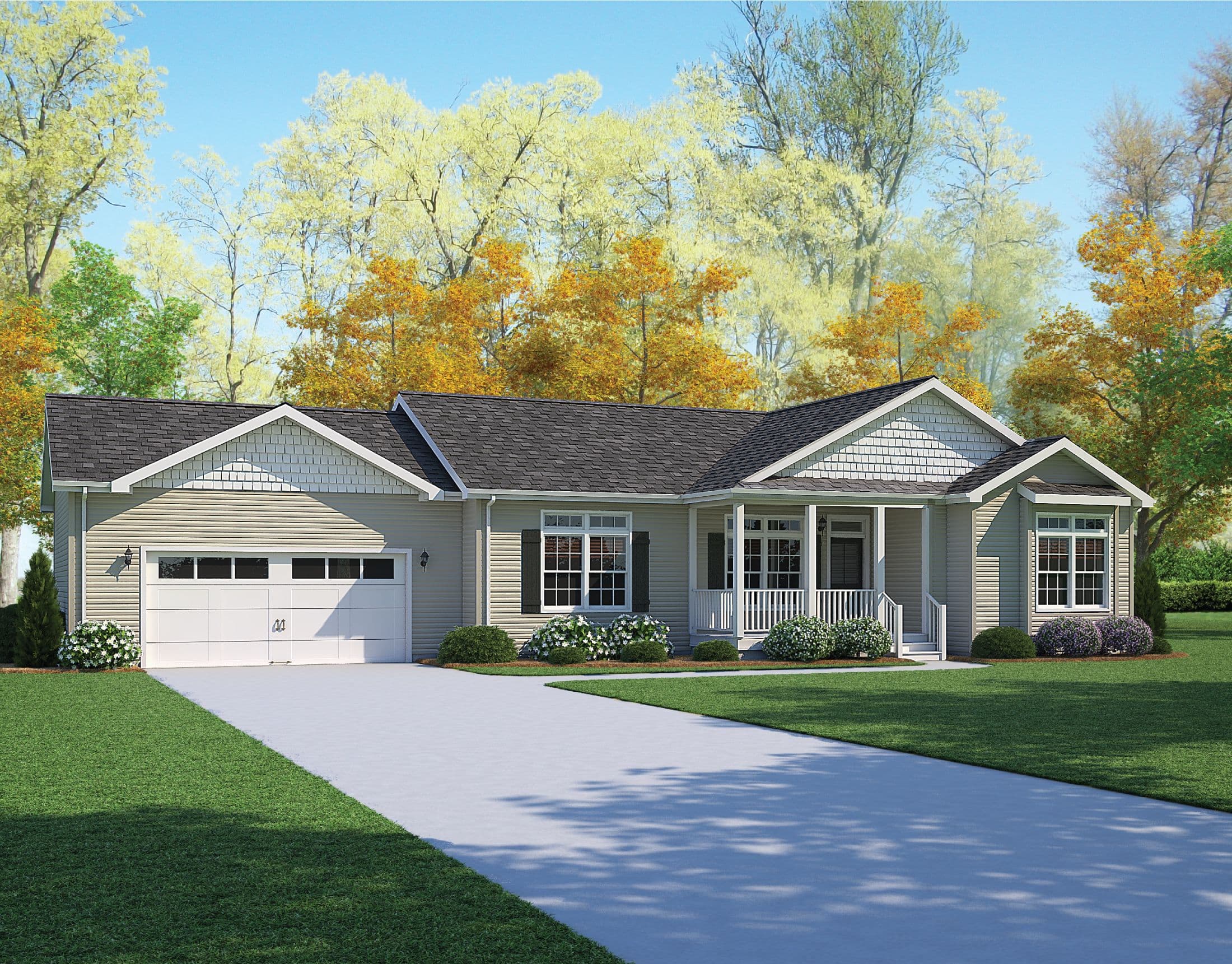 Executive series er3a hero, elevation, and exterior home features