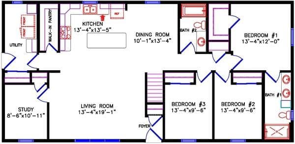 Limited 5190 floor plan home features