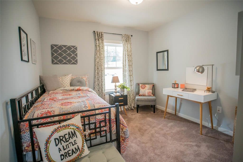 Easy street bedroom home features