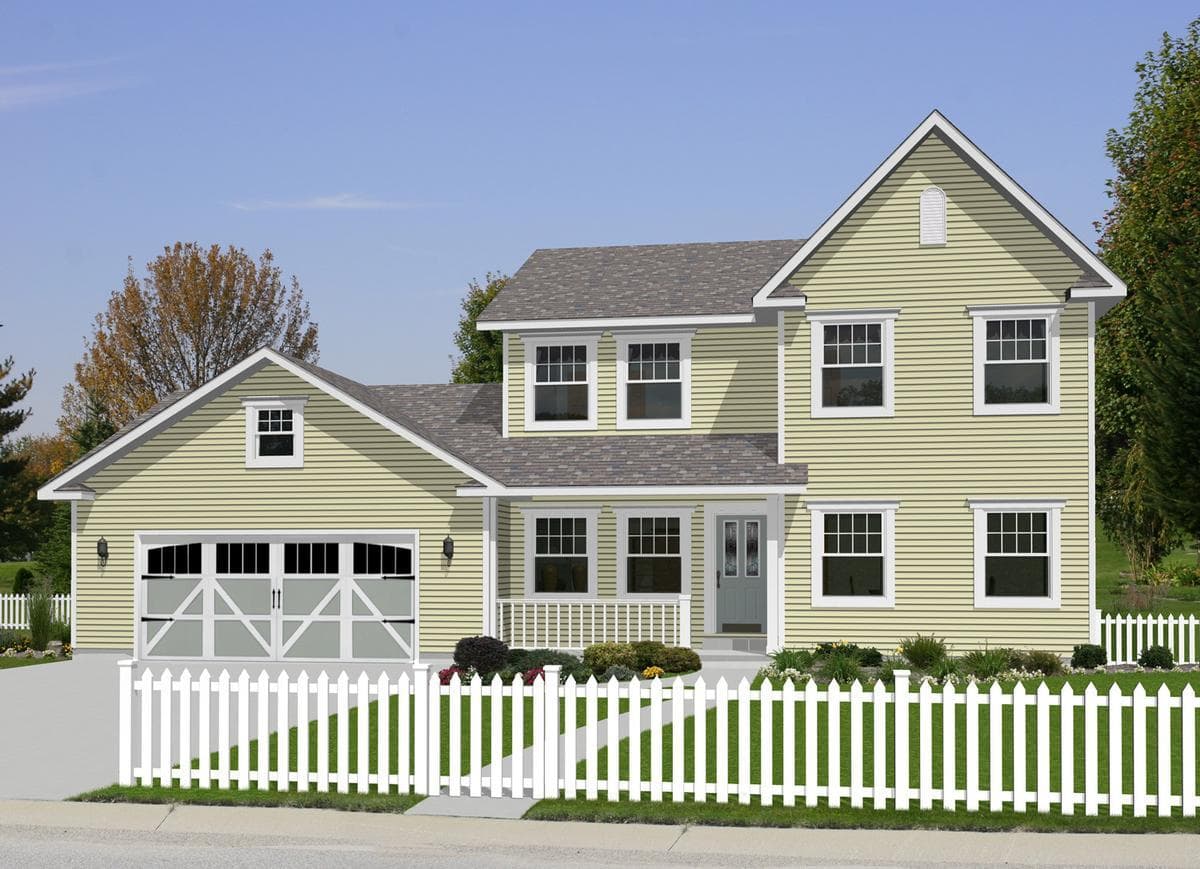 Whitney hero, elevation, and exterior home features