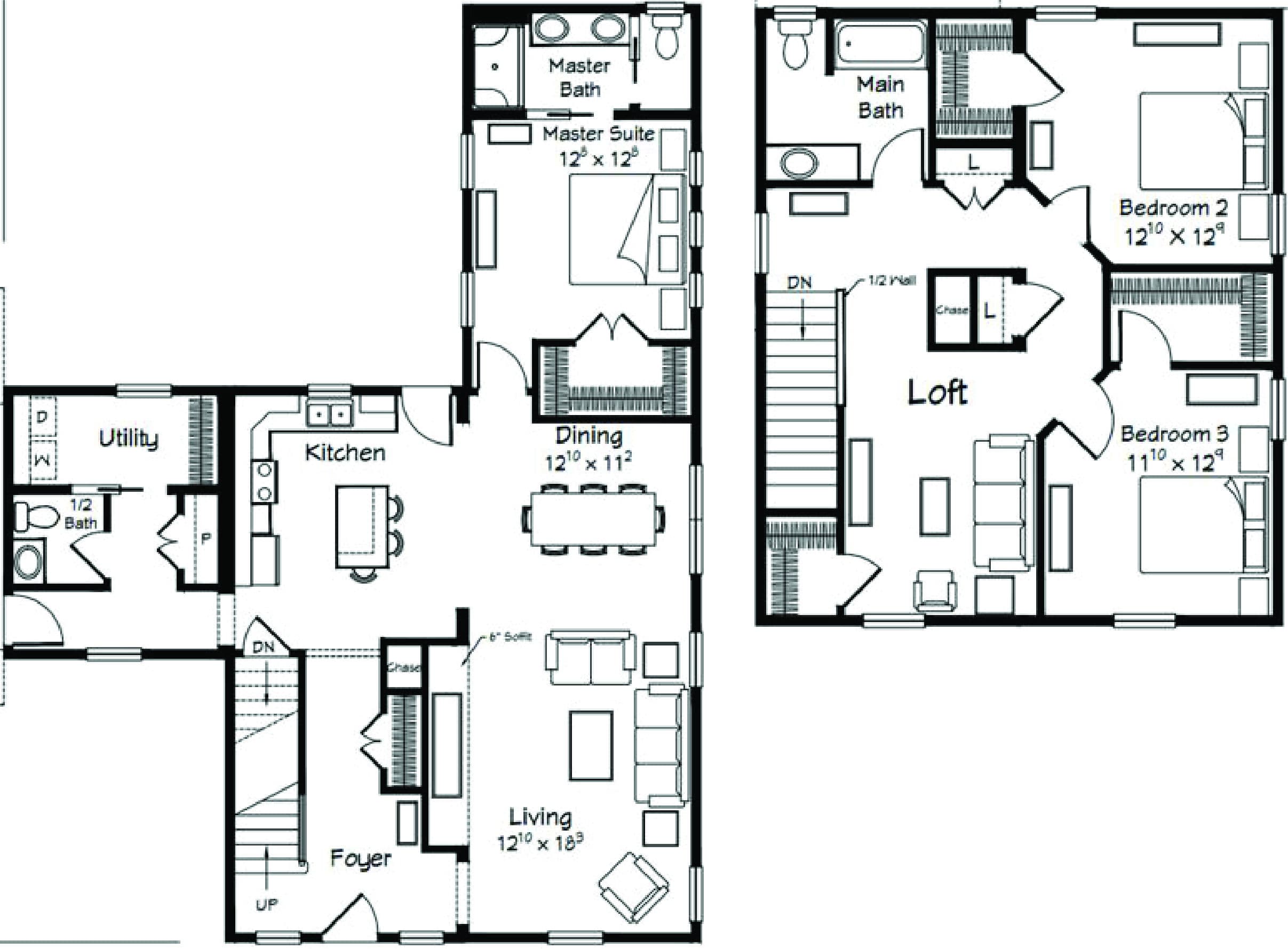 Mayfield floor plan home features