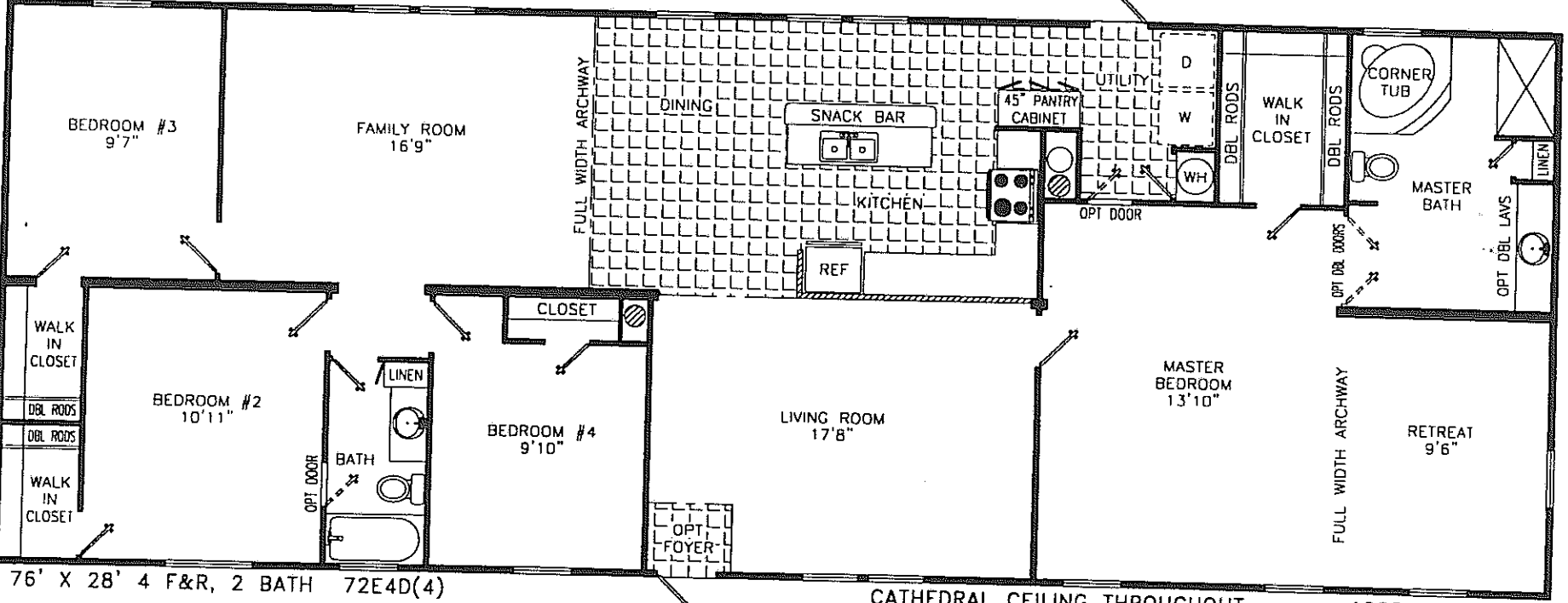 James 2872 floor plan home features
