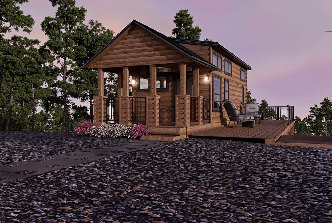 Finch elevation and exterior home features